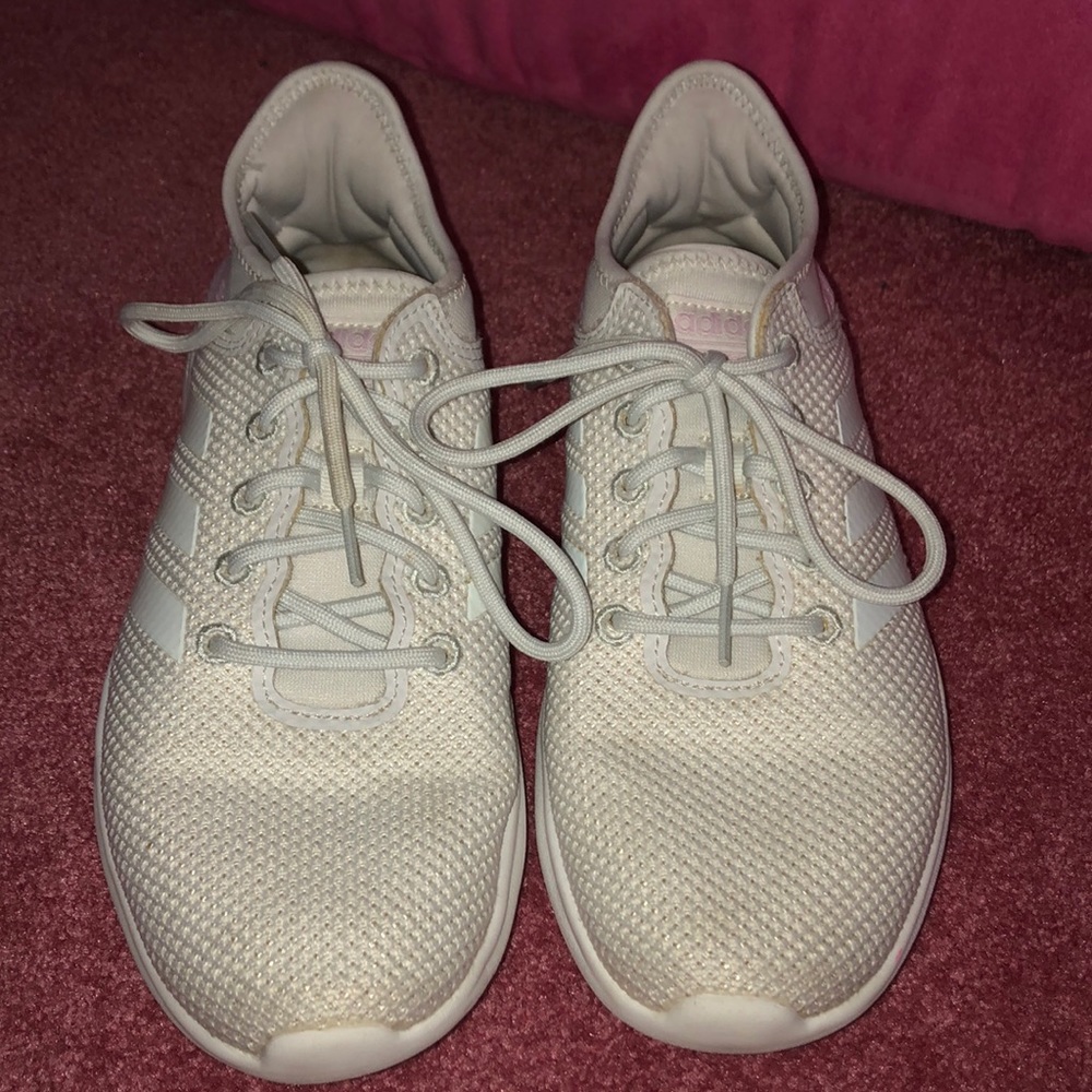 White sneakers